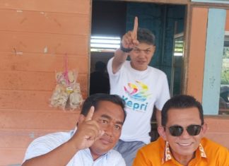 Ansar Ahmad Calon Gubernur Kepri tiba di Anambas