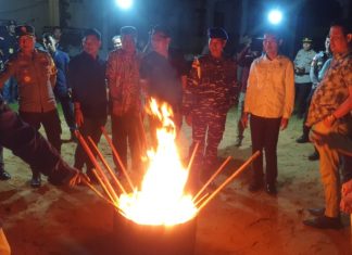 KPU Musnahkan 1.384 Surat Suara Rusak di Anambas