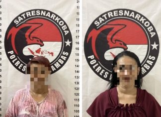 Asyik Hisap Sabu, Dua IRT Kecamatan Palmatak Diamankan Polisi