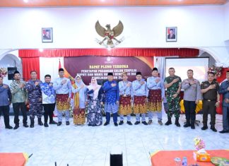 Sah! Kasmarni – Bagus Santoso Bupati dan Wakil Bupati Terpilih Bengkalis 2025-2030