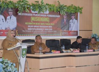 Buka Musrenbang Kecamatan Bukit Batu, Bupati Kasmarni Sampaikan Sembilan Program Strategis