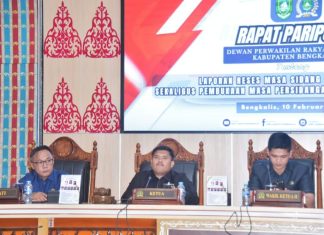 Sekda Ersan Saputra Terima Laporan Reses Masa Sidang I Tahun 2024 Dari DPRD Bengkalis