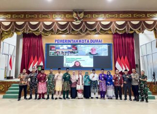 Bupati Bengkalis Hadiri Perubahan Status dan Serah Terima Jabatan Kepala Balai POM Dumai