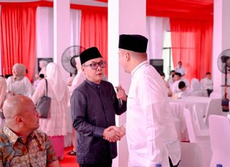 Sekda Ersan Hadiri Halal Bihalal Bersama DPD Partai Gerindra Riau