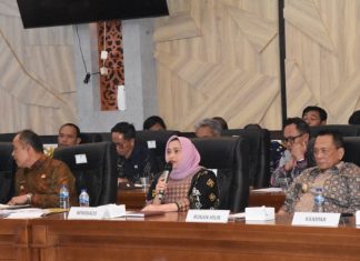 Hadiri Rakor se-Riau, Bupati Bengkalis Komitmen Dukung Program Pembangunan