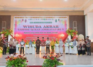 Asisten I Pemkab Bengkalis Hadiri Wisuda Akbar Tahfidz Qur’an Angkatan Ke-V