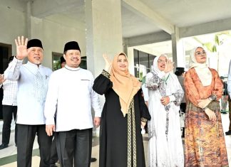 Bupati Kasmarni Pimpin Prosesi Pelepasan JCH Asal Bengkalis