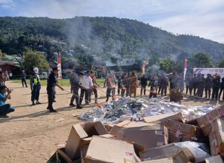 Bea Cukai Tanjungpinang Musnahkan Ribuan Rokok Ilegal