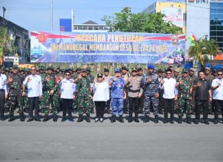 Bupati Kasmarni Hadiri Penutupan TMMD Ke-124 Kodim 0303