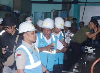 Wabup Bengkalis Tinjau Realisasi Listrik Bawah Laut di Desa Pangkalan Batang