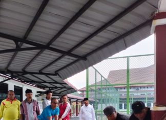 Perkim Bengkalis Gelar Penyembelihan Hewan Kurban di Hari Raya Idul adha 1446 H