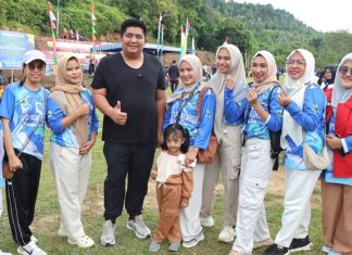 Bupati Bintan Kenker di Pulau Tambelan Meriahkan GERMAS