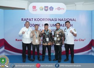 Wakil Ketua DPRD Bengkalis: Rakornas Produk Hukum Daerah Inspirasi Tingkatkan PAD