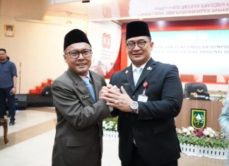 Bupati Ucapkan Selamat Atas Pelantikan dan Pengambilan Sumpah Sekda Provinsi Riau