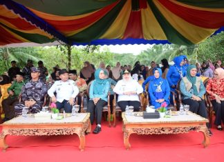 Bupati Kasmarni dan Danlanal Dumai Pererat Sinergi Jaga Wilayah Maritim Bengkalis