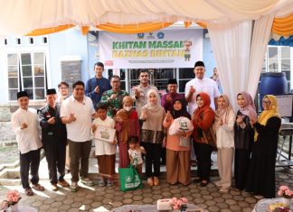 Bupati Bintan Hadiri Khitan Massal Baznas 2025