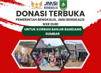 Dari Bengkalis untuk Sumbar: Open Donasi untuk Korban Bencana Alam