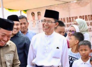 Wali Kota Batam Letakkan Batu Pertama Masjid Jami Al-Falah di Central Hills