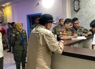 Tegakkan Perda, Satpol PP Bengkalis Lakukan Razia