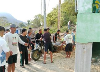 Sambut Ramadan, Warga Desa Telaga Kecil Gelar Gotong Royong Bersihkan Lingkungan
