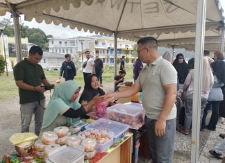 Kunjungan Aneng Bikin Bazar Ramadhan Anambas Kian Meriah