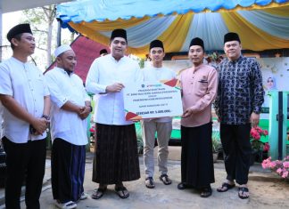 Bupati Roby Safari Ramadan, Bagikan Bantuan CSR dan Santunan
