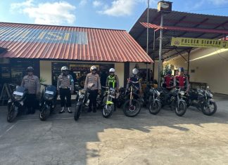 Ciptakan Ramadan Aman, Polsek Siantan Sisir Sejumlah Lokasi Keramaian