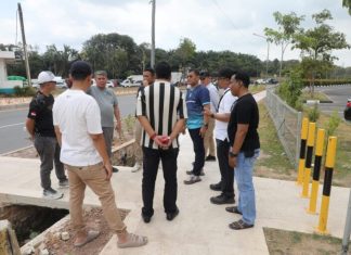 Pemko Batam Siapkan Gotong Royong, Tinjau Kondisi Drainase Simpang K-Square