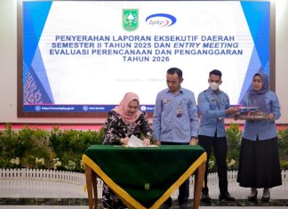 BPKP Riau Sampaikan Laporan ke Bupati Bengkalis