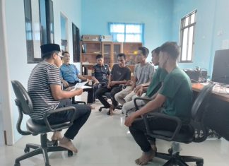 Empat Nelayan Tarempa Terjaring di Perairan Lingai, DKP Kepri Beri Pembinaan