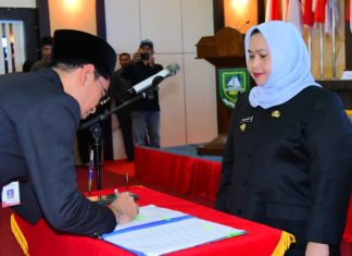 Pemkab Bengkalis Lantik Pejabat, Upaya Percepat Pembangunan Daerah