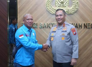 Jaga Kamtibmas Laut, Polda Kepri Terima Audiensi HMNI