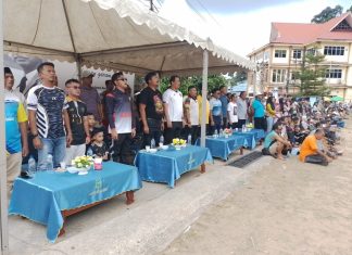 Penutupan Piala Leo Unnoky di Tarempa Meriah, Ketua DPRD Anambas Beri Apresiasi