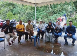 Sekcam Siantan Pantau Langsung Pemilihan BPD Desa Tarempa Timur