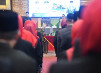 Lantik 215 Kepala Sekolah, Bupati Kasmarni Tegaskan Zero Toleransi: Tak Ada Pungli & Kecurangan dalam PPDB
