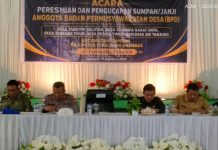 Ketua DPRD Anambas Hadiri Pelantikan BPD, Tekankan Pentingnya Serap Aspirasi Masyarakat Desa
