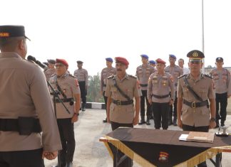Pejabat Baru Polres Anambas Dilantik, Kapolres Ingatkan Pentingnya Integritas