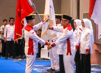 Wagub Nyanyang Haris Pratamura & Dwiana Nenny Pratamura Dikukuhkan Pimpin ABPEDNAS–Srikandi Jaga Desa Kepri