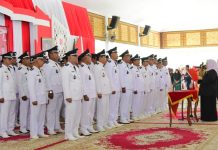 Perpanjangan Masa Jabatan, 75 Kepala Desa di Bengkalis Resmi Dikukuhkan