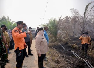 Pemkab Bengkalis Tangani Kebakaran Lahan 20 Hektare di Sungai Meranti
