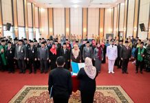 Bupati Kasmarni Lantik 41 Pejabat Bengkalis