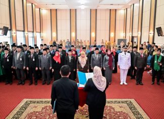 Bupati Kasmarni Lantik 41 Pejabat Bengkalis
