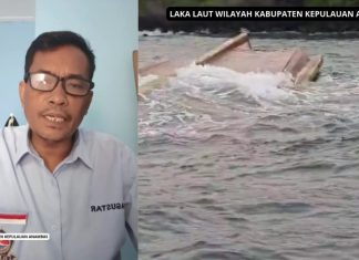 Kapal Cepat Fiber Tenggelam Dekat Pulau Bawah Anambas, Pemilik Belum Teridentifikasi