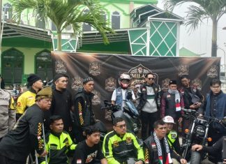 Padukan Ibadah dan Silaturahmi, Polsek Sagulung Amankan Konvoi Bikers Subuhan