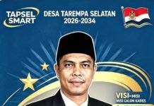 Calon Kades Arpandi Luncurkan Tapsel Smart 2026–2034, Tuju Tarempa Selatan Sejahtera
