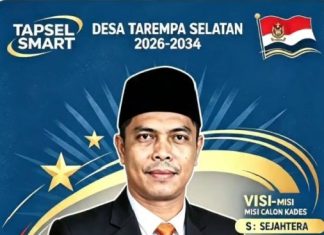 Calon Kades Arpandi Luncurkan Tapsel Smart 2026–2034, Tuju Tarempa Selatan Sejahtera