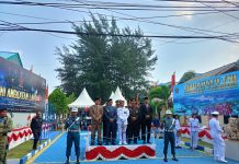 Bupati Aneng Hadiri HUT ke-81 TNI di Lanal Tarempa, Tekankan Penguatan Sinergi