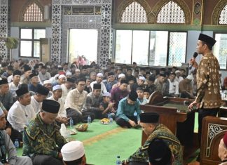 Ustadz Abdul Somad Hadir di Bengkalis, Ribuan Jamaah Padati Masjid Agung Istiqomah